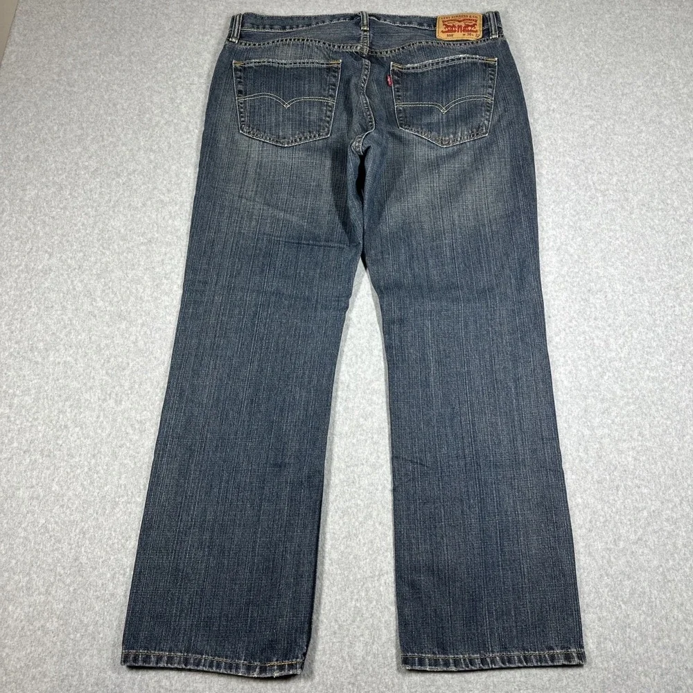 Levi's 559 Baggy Loose Relaxed Fit Jeans Men's 36x32 Dark Wash Cotton